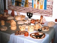 letní výstava první keramika z vlastní pece